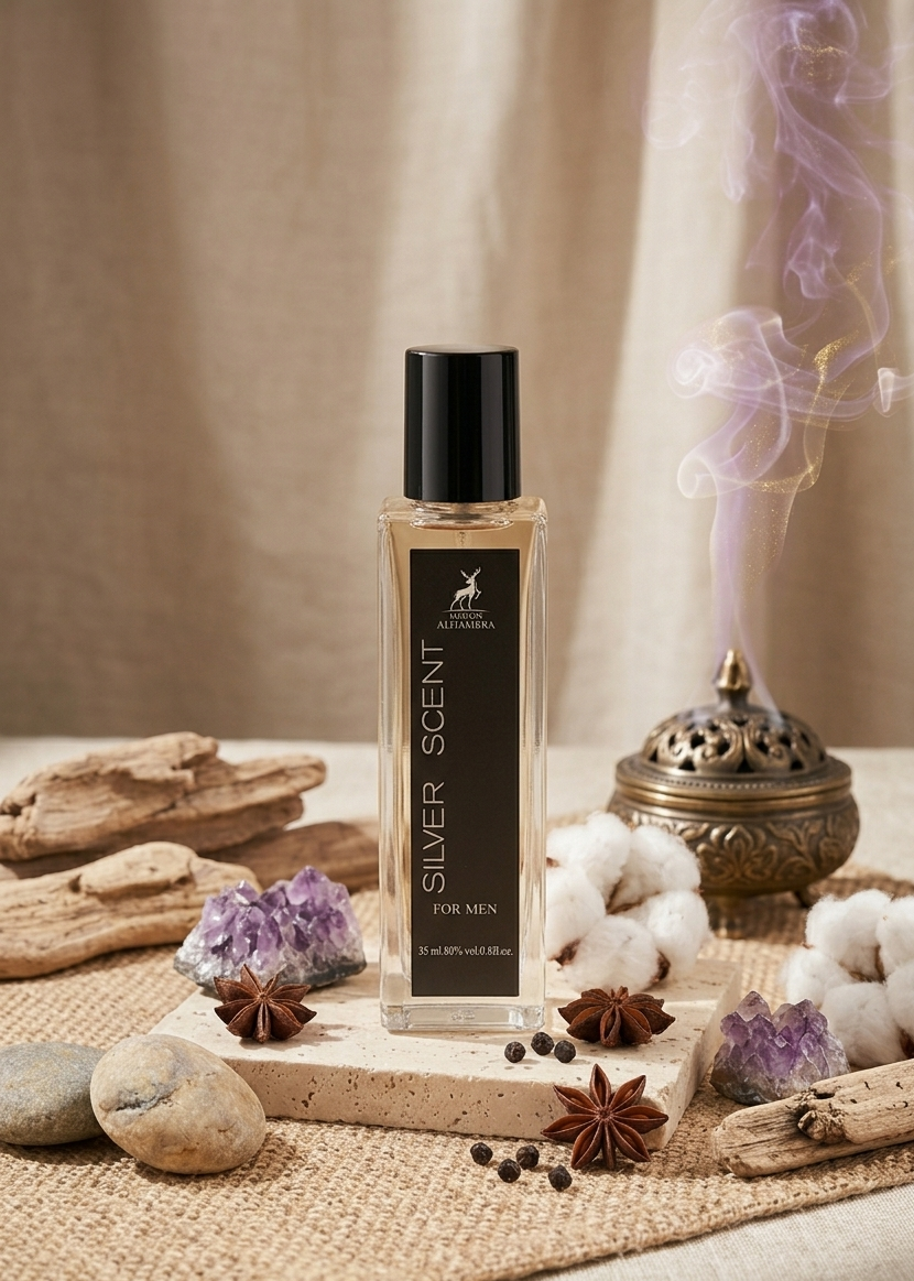 1781075970423 عطر ادوپرفیوم مردانه الحمبرا مدل سیلور سنت - تصویر 1